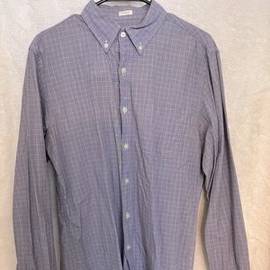 J Crew Washed casual purple button down